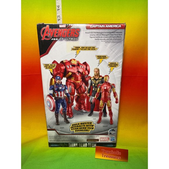 MARVEL Avengers Age of Ultron Titan Hero Tech Captain America Figure - Picture 2 of 2